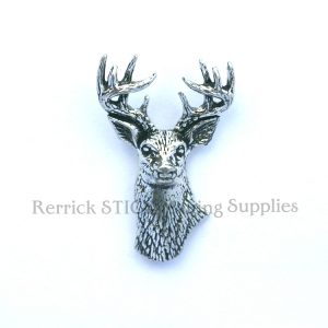 Pin Badge Pewter Stag