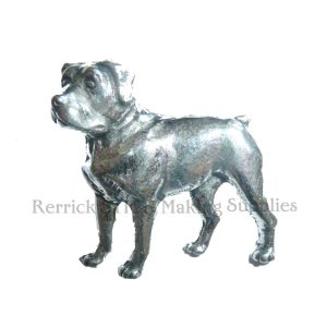 Pin Badge Pewter Rottweiler