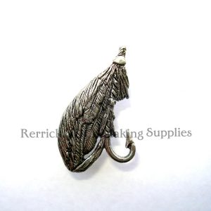 Pin Badge Pewter Salmon Fly