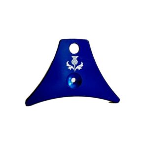 Limited Edition Logan A1 Sheepdog Whistle - Thistle Motif Blue